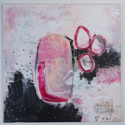 24"x24" acrylic, graphite, and ink on canvas