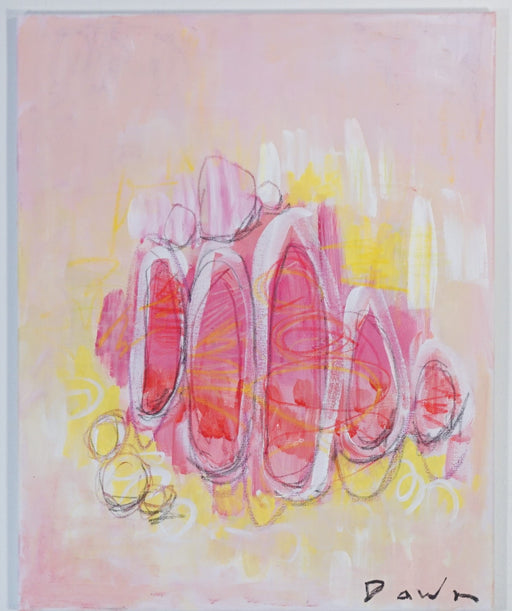 16"x20" acrylic, oil pastel, graphite, and oilstick on canvas