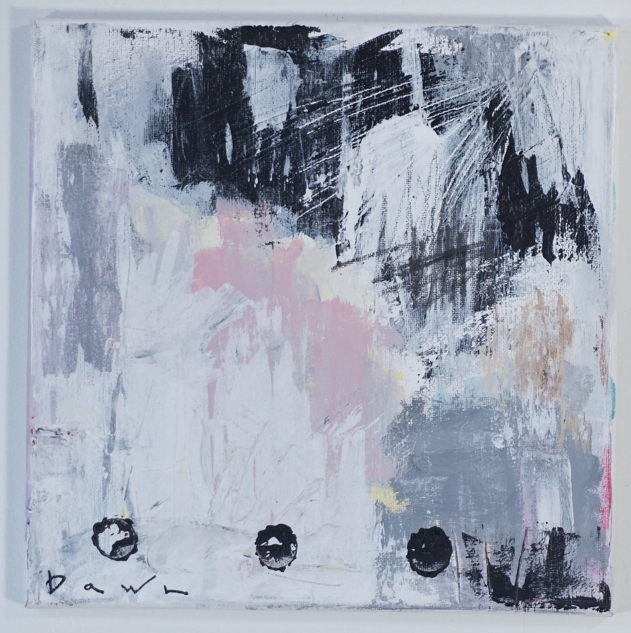 10"x10" acrylic and graphite on canvas