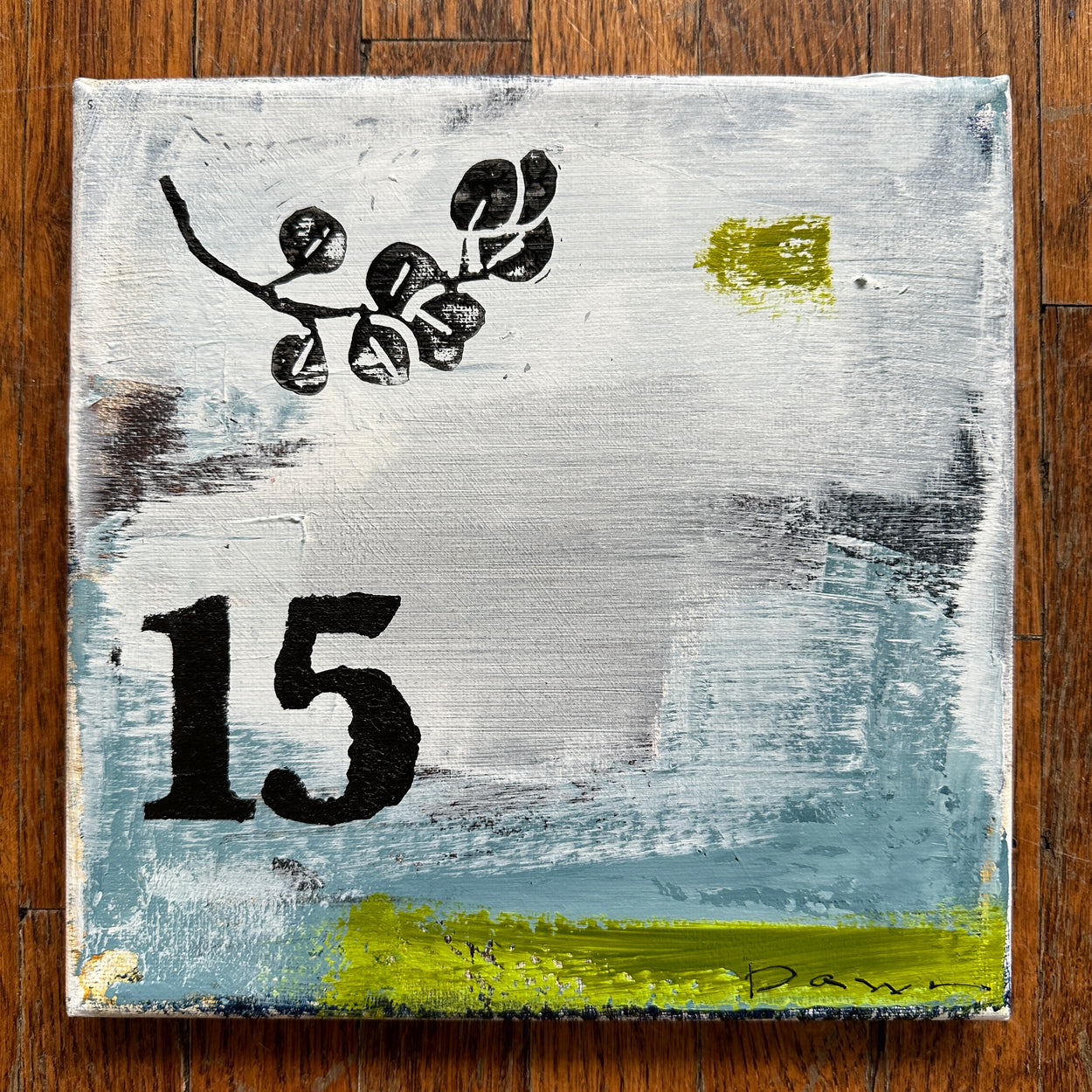 8”x8” acrylic on canvas