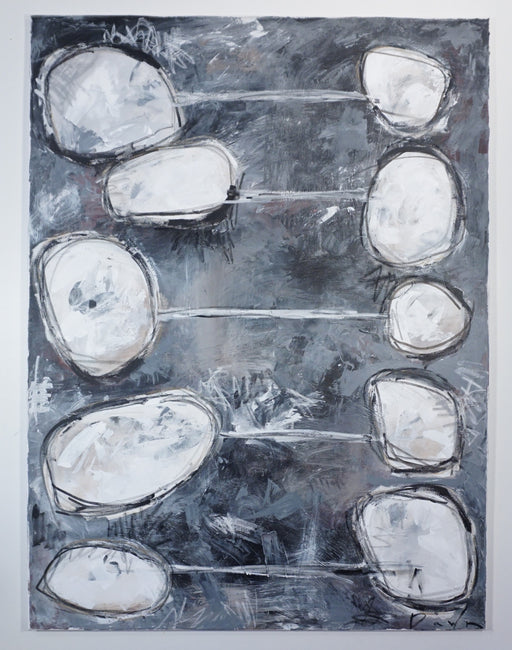 36"x48" acrylic, oil pastel, graphite, and oilstick on canvas