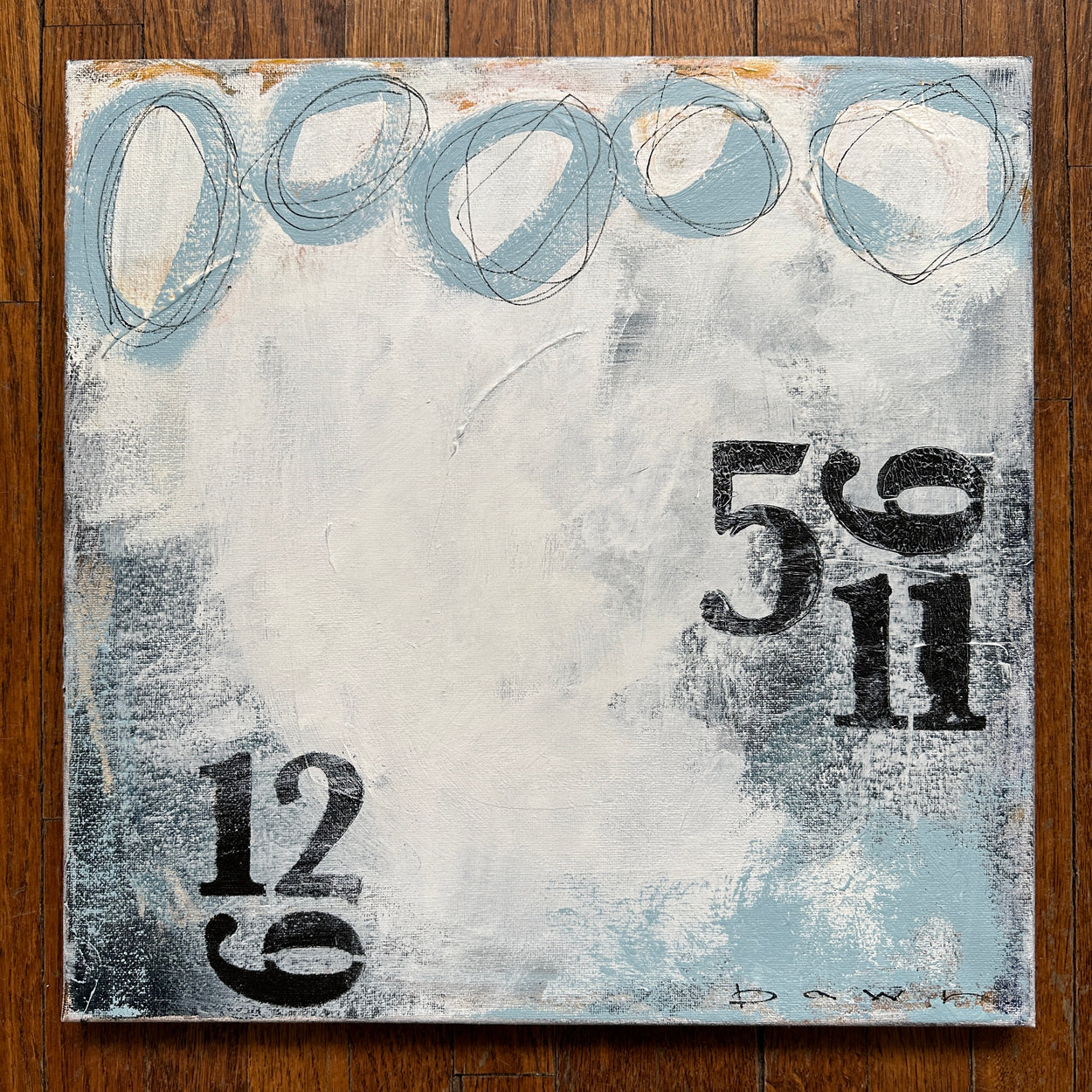 14”x14” acrylic on canvas