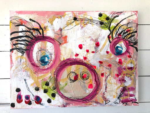 18"x24" acrylic and paint pen on canvas